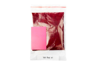 CAS NO.522-75-8 Vat Red 41 สีแดงผงสีย้อมคอนกรีตสำหรับ PS / PMMA