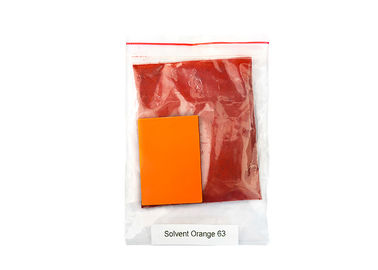 CAS No 16294-75-0 ฟลูออเรสเซนต์สีแดง GG ตัวทำละลายสีส้ม 63 การย้อมสำหรับ PS