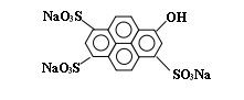 CAS NO.6358-69-6 ตัวทำละลายสีย้อมเรืองแสงสีเขียว 7 HPTS น้ำเสียโดยกระบวนการออกซิเดชันขั้นสูง