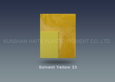 สีย้อมตัวทำละลายสีเหลือง, สีเหลืองตัวทำละลาย 33 CAS 8003 22 3 สำหรับ ABS