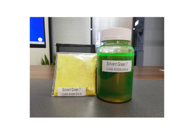 CAS 6358 69 6 ผงสีย้อมที่ละลายน้ำได้ 7 ตัวทำละลายสีเขียว 7 สำหรับหมึกเรืองแสง