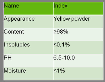 การตรวจสอบคุณภาพห้องปฏิบัติการเคมี 1 3 6 8 Pyrenetetrasulfonic Acid Tetrasodium Salt