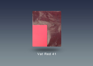ตัวทำละลายสีแดงเข้ม VR41 ผ้าฝ้ายย้อมสีผ้าพิมพ์โดยตรง